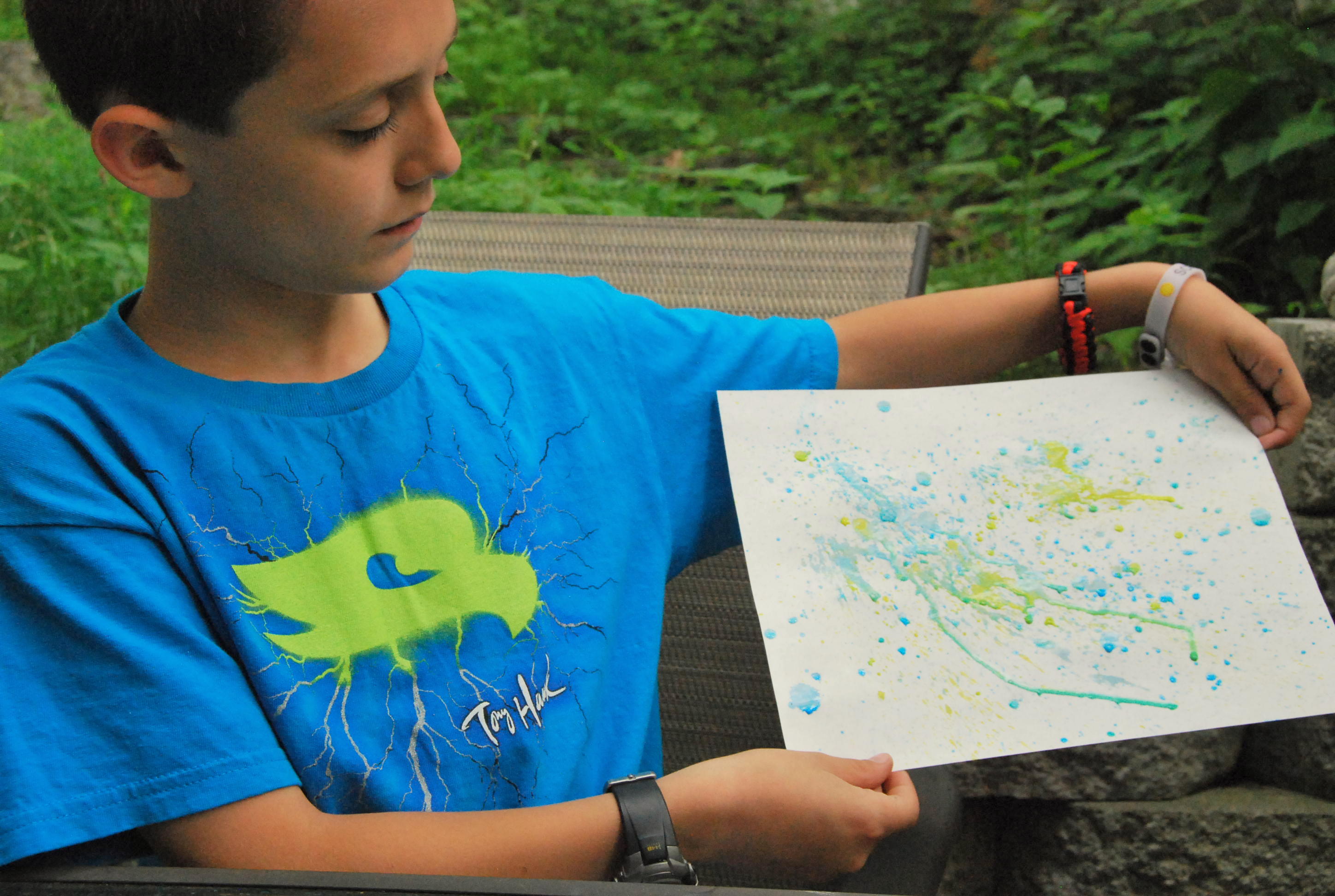 Craft Time: Watercolor Bubble Art