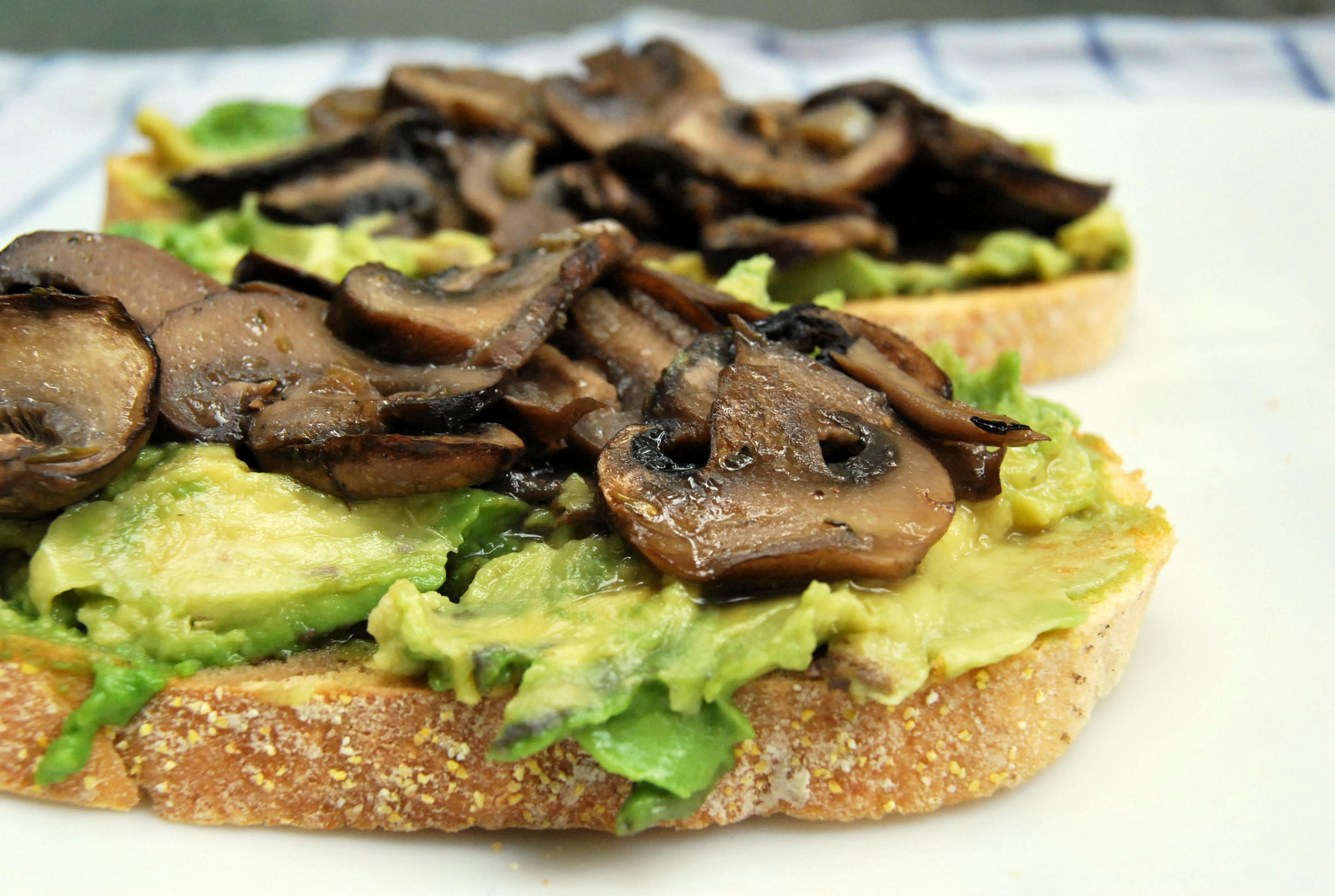 Recipe: Roasted Portobello Mushroom and Avocado Open-Faced Sandwiches